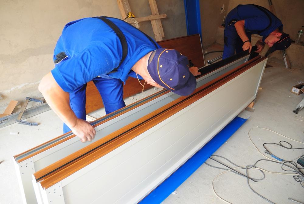 Garage door service technician supporting properties in San Diego County