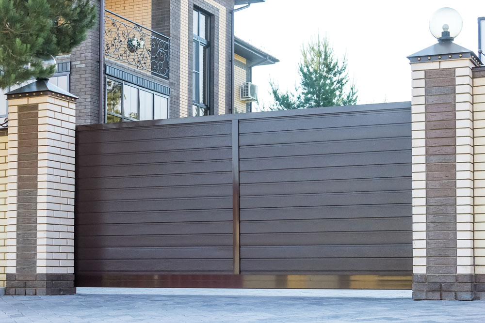 Brown Fence Gate